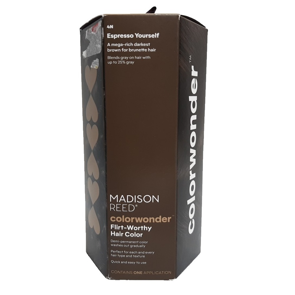 Madison Reed Colorwonder 4N Espresso Yourself Hair Color Dye Kit Demi-Permanent